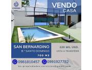 📍VENDO CASA EN SAN BERNARDINO - BARRIO SANTO DOMINGO !!!..