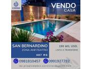 📍VENDO CASA EN SAN BERNARDINO - ZONA ANFITEATRO!!!..