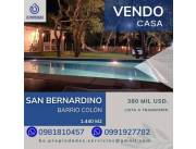 📍VENDO HERMOSA CASA EN SAN BERNARDINO - BARRIO COLÓN !!!..