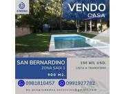 📍VENDO CASA EN SAN BERNARDINO - ZONA SADI 1 !!!..