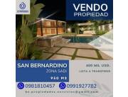 📍VENDO ESPECTACULAR PROPIEDAD EN SAN BERNARDINO - ZONA SADI !!!..