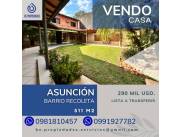 📍VENDO CASA EN ASUNCIÓN - BARRIO RECOLETA !!!..