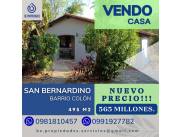 📍VENDO CASA EN SAN BERNARDINO - BARRIO COLÓN !!!..