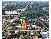 VENTA DE AMPLIO TERRENO DE 1.440 M2 EN SAN LORENZO Z/ AVDA. LAGUNA GRANDE