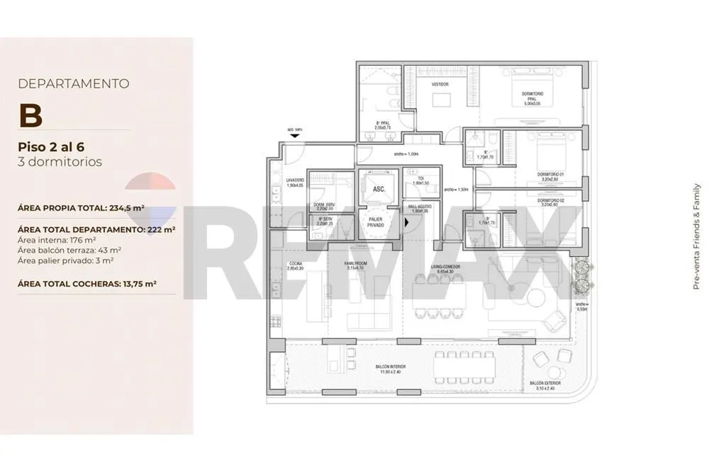 VENDO DEPARTAMENTO EN CARMELITAS 222 M2 — foto 2