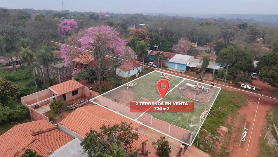 ¡DOS TERRENOS EN ESQUINA EN ITAUGUA¡ — foto 2