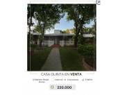En Venta Casa Quinta Mariano Roque Alonso ID 34203