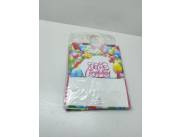 BOLSA DE REGALO CUMPLEAÑOS ESTAMPADA 33 X 25 CM 30% OFF