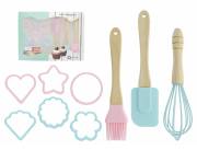 JUEGO MINI CHEF SILICONA Y BAMBOO 50% OFF