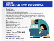 PERSONAL PARA PUESTO ADMINISTRATIVO