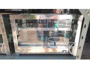 Exhibidoras de empanadas. Exhibidores metálicos de 6 bandejas