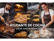 📢 Ayudante de cocina – Local gastronómico-