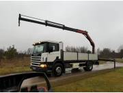 Scania P94G 230 con Grua Pk10000 mando a distancia