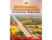 📣 EN VENTA Propiedad de 1000 M² al costado de la Ruta Internacional‼️