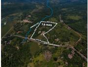 🌳 PROPIEDAD RURAL DE 7,8 HAS SOBRE RUTA Y CON ARROYO EN TOBATÍ 🌳