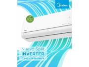 AIRE MIDEA DE 12000 BTU INVERTER DOBLE FILTRO !! NUEVOS CON GARANTIA ! DELIVERY SIN COSTO