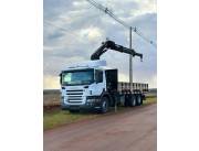 Scania P270 6x2 grua Hiab XS mando a distancia