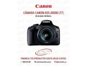 .Cámara Canon EOS 2000D (T7) Kit 18-55mm. Adquirila en cuotas