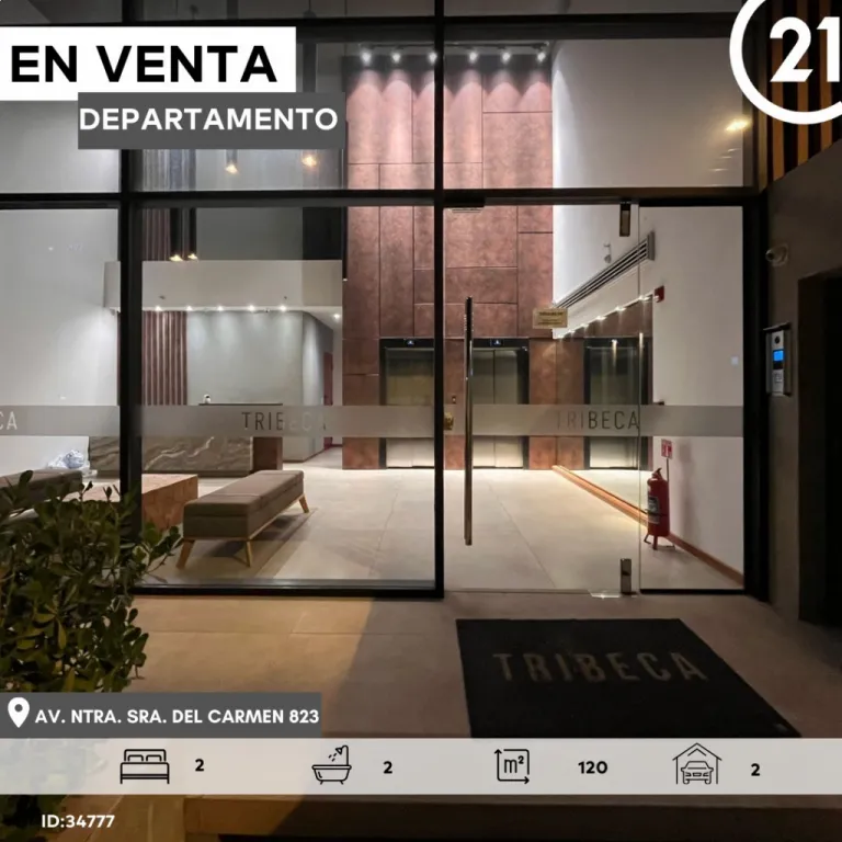 EN VENTA DEPTO EN EDIFICIO TRIBECA DEL SOL — foto 2