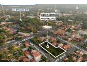VENDO TERRENO EN ESQUINA 2.568 M2 FDO.ZONA SUR S/USHER RIOS A 900 MTRS DE ACCESO SUR