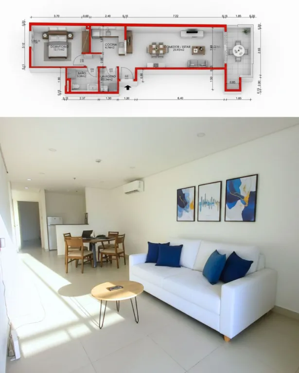 Vendo departamento amoblado — foto 2