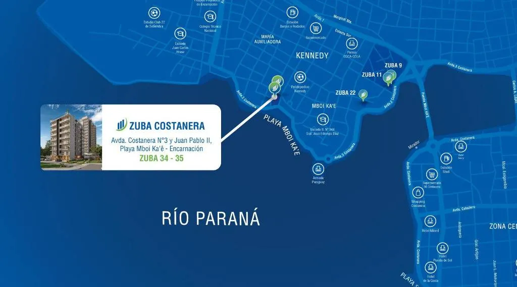 DEPARTAMENTO EN POZO - ZUBA COSTANERA NUEVO LANZAMIENTO – ZUBA COSTANERA — foto 2
