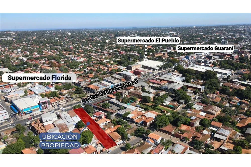 VENDO TERRENP 1050 M2 CSALIDA CALLE A CALLE SRUTA MCAL.ESTIGARRIBIA-FDO.NORTE KM9 — foto 2