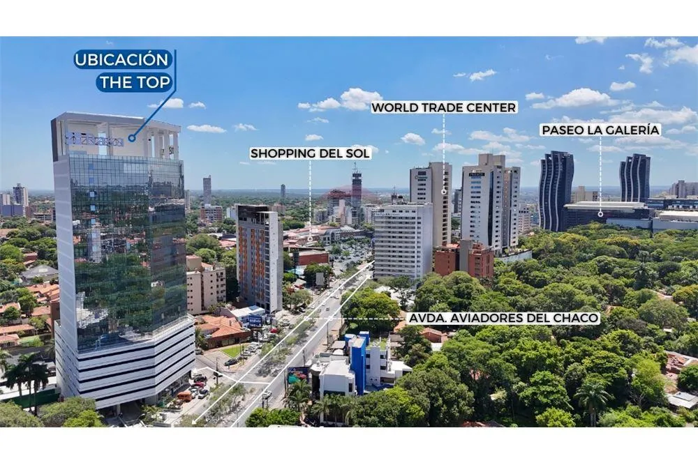 Oficina Corporativa de 515 m² en The Top Aviadores del Chaco — фото 3