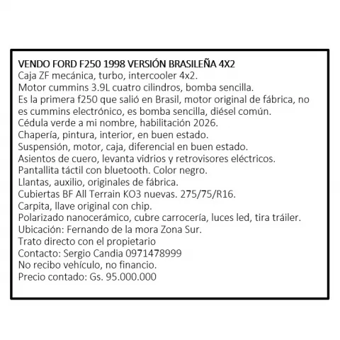 Ford F 250 1998 - foto 7