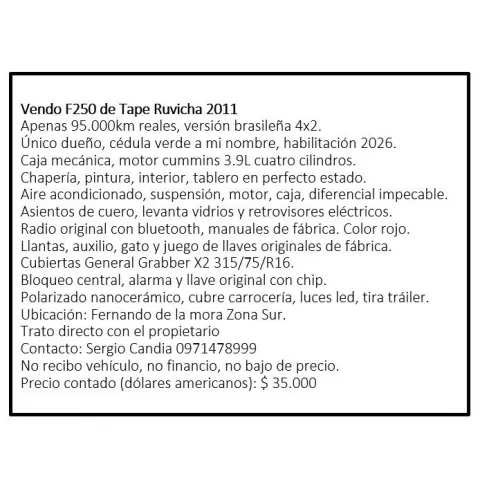 Ford F 250 2011 - foto 8