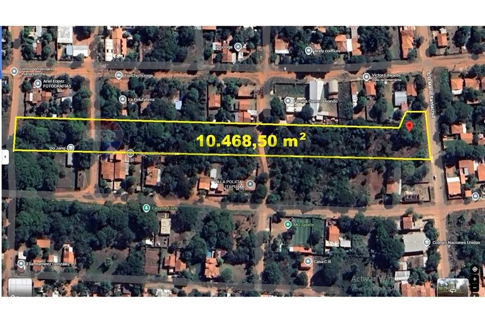 VENDO 1 HECTAREA EN LUQUE YKUA KARANDAY SEMPEDRADO A 200 MTRS DE MAYOR I.VERA — foto 2