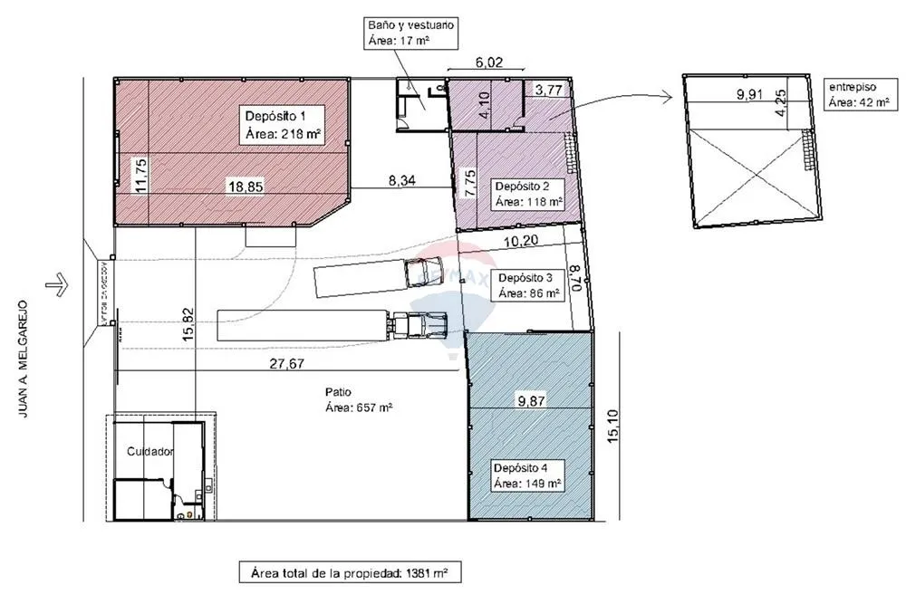 VENDO DEPOSITO CON AMPLIO TERRENO EN SAN LORENZO — foto 3