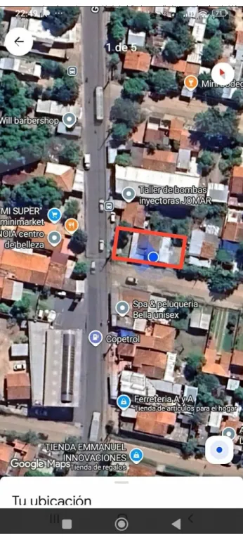 Vendo terreno con casa en mariano Roque Alonso, zona comercial — foto 3