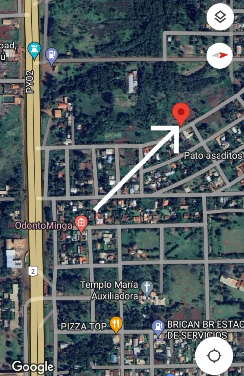 Vendo Terreno Km 21 Acaray Barrio Valle Hermoso Por: 40.000 Dólares — foto 2