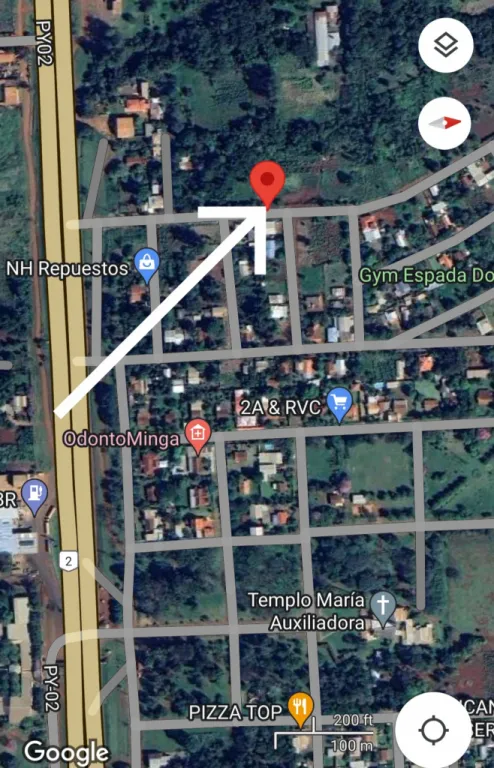 Vendo Terreno Km 21 Acaray Barrio Valle Hermoso Por: 50.000 Dólares — foto 3
