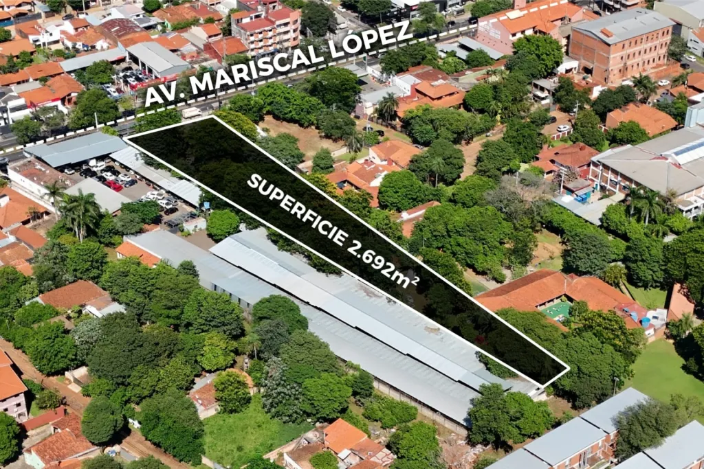 VENDO TERRENO DE 2.692 M² SOBRE MCAL. LÓPEZ — foto 3