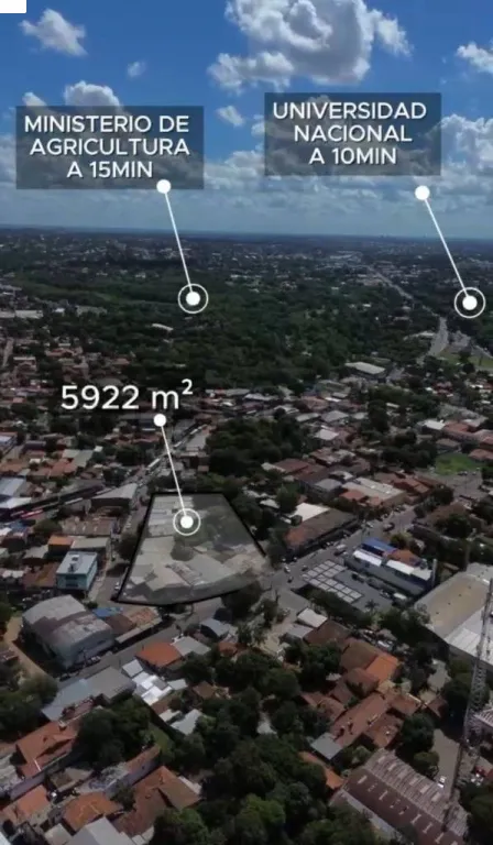 Gran Terreno en venta sobre ruta 2 SAN LORENZO 5922 m2 — foto 2