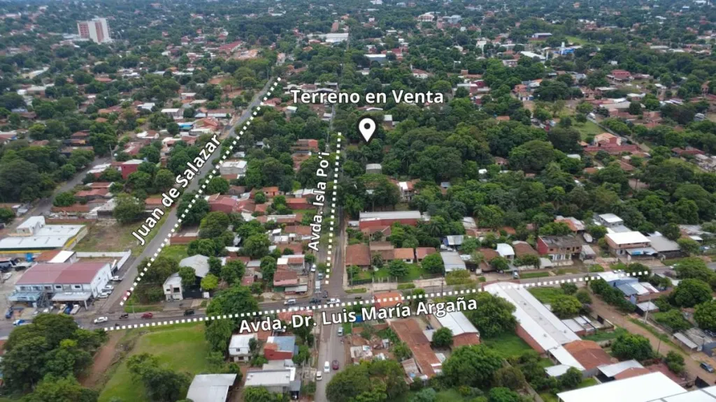 Vendo terreno en Fernando de la Mora, Zona Sur. Bo. Leopardi — foto 2