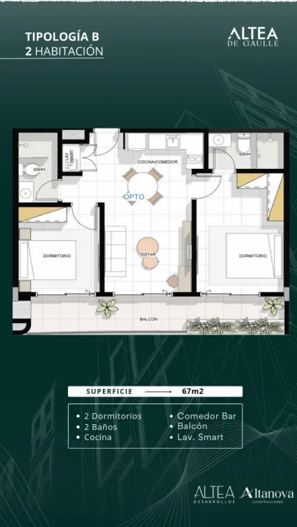 ✨ Exclusivo 2 Dormitorios - Altea De Gaulle: Amplitud y Confort en Villa Morra — foto 2