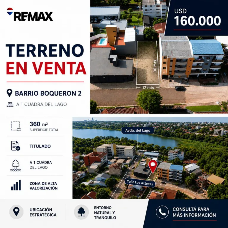 Terreno en venta – Barrio Boquerón 2 — foto 3