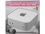 Configuración de Privacidad y Seguridad para Mac mini