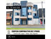 Alquilo edificio con salones en Luque Centro