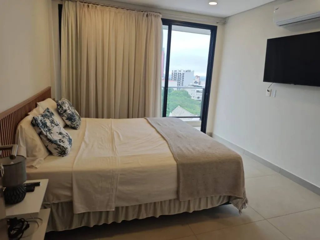 ALQUILO DEPARTAMENTO AMOBLADO 2 DORMITORIOS EN EDIFICIO PALMANOVA ASUNCION — foto 3