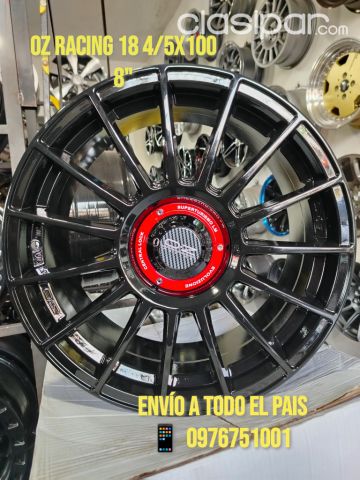 Llanta OZ RACING 18 4/5x100 8 nuevos en caja