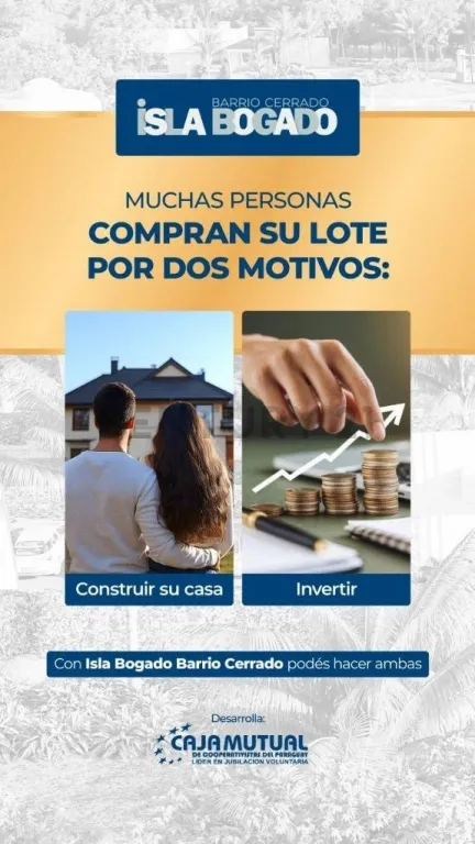 Lotes en venta en el barrio cerrado Isla Bogado – Luque. — foto 2