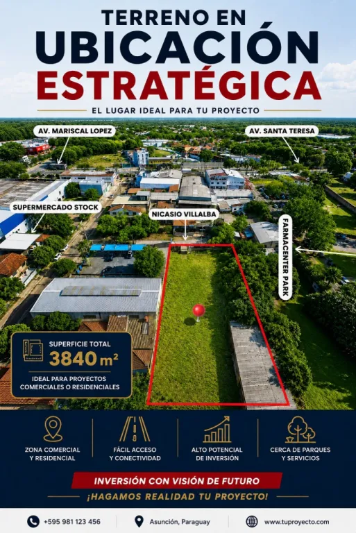 En venta terreno comercial estratégico con doble acceso — foto 2