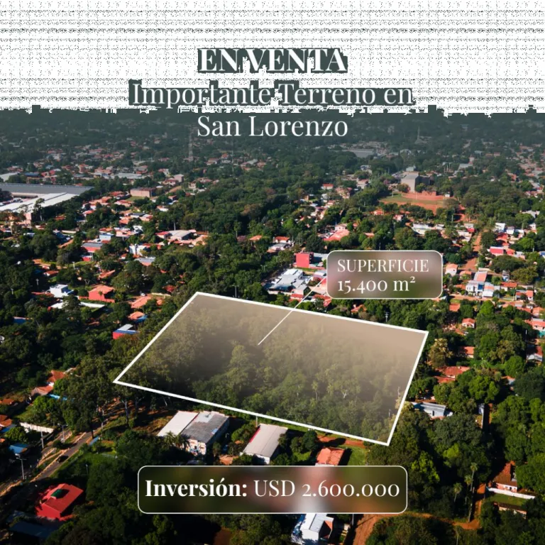 En venta importante terreno en San Lorenzo — foto 2