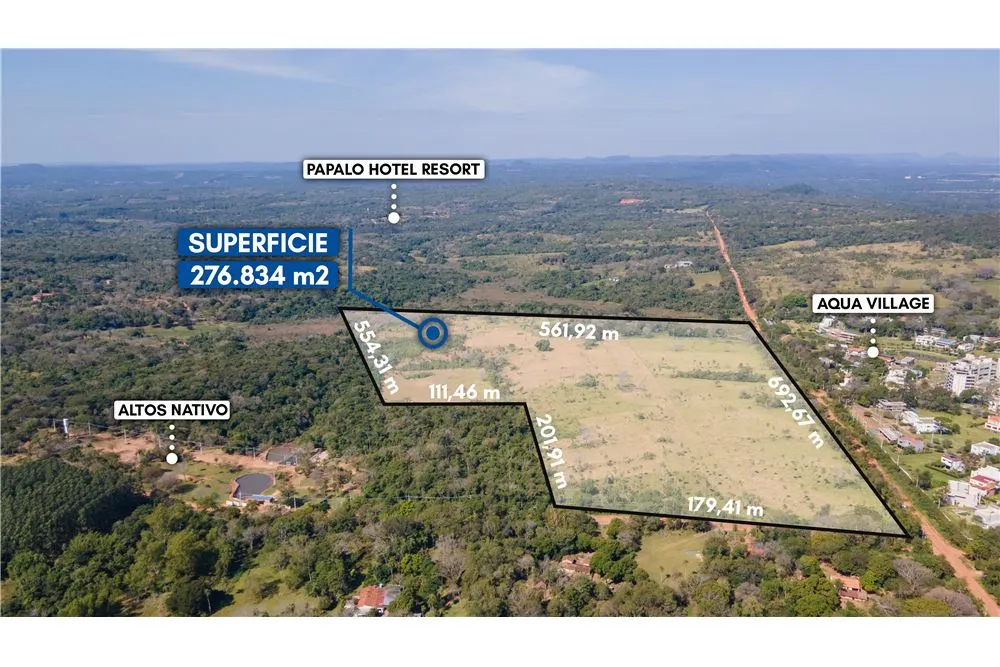 Vendo terreno 270000 m2- Altos- cerca de Aqua Village y al barrio cerrado Altos Nativo — foto 3