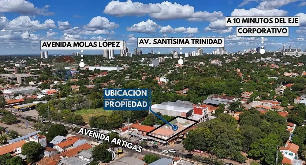 VENDO TERRENO EN ESQUINA SOBRE LA AVENIDA ARTIGAS 📌 Asunción — foto 3