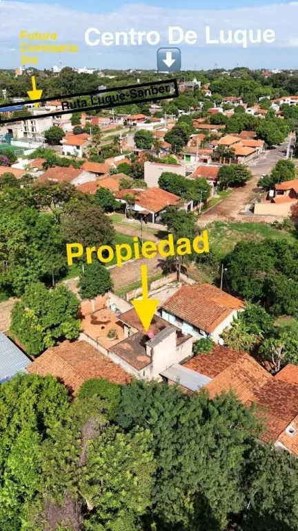 Vendo Terreno con Construcciones en esquina en el Barrio Yka’a- Luque — foto 2
